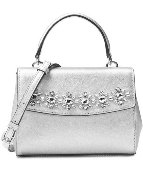 michael michael kors ava jewel mini crossbody